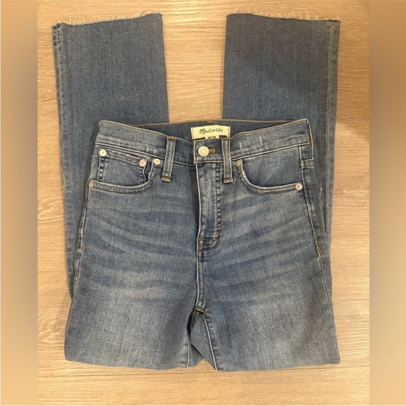 Madewell Cali Demi-Boot Jeans Size 23 High-Rise Stretch Bootcut - Picture 5 of 13